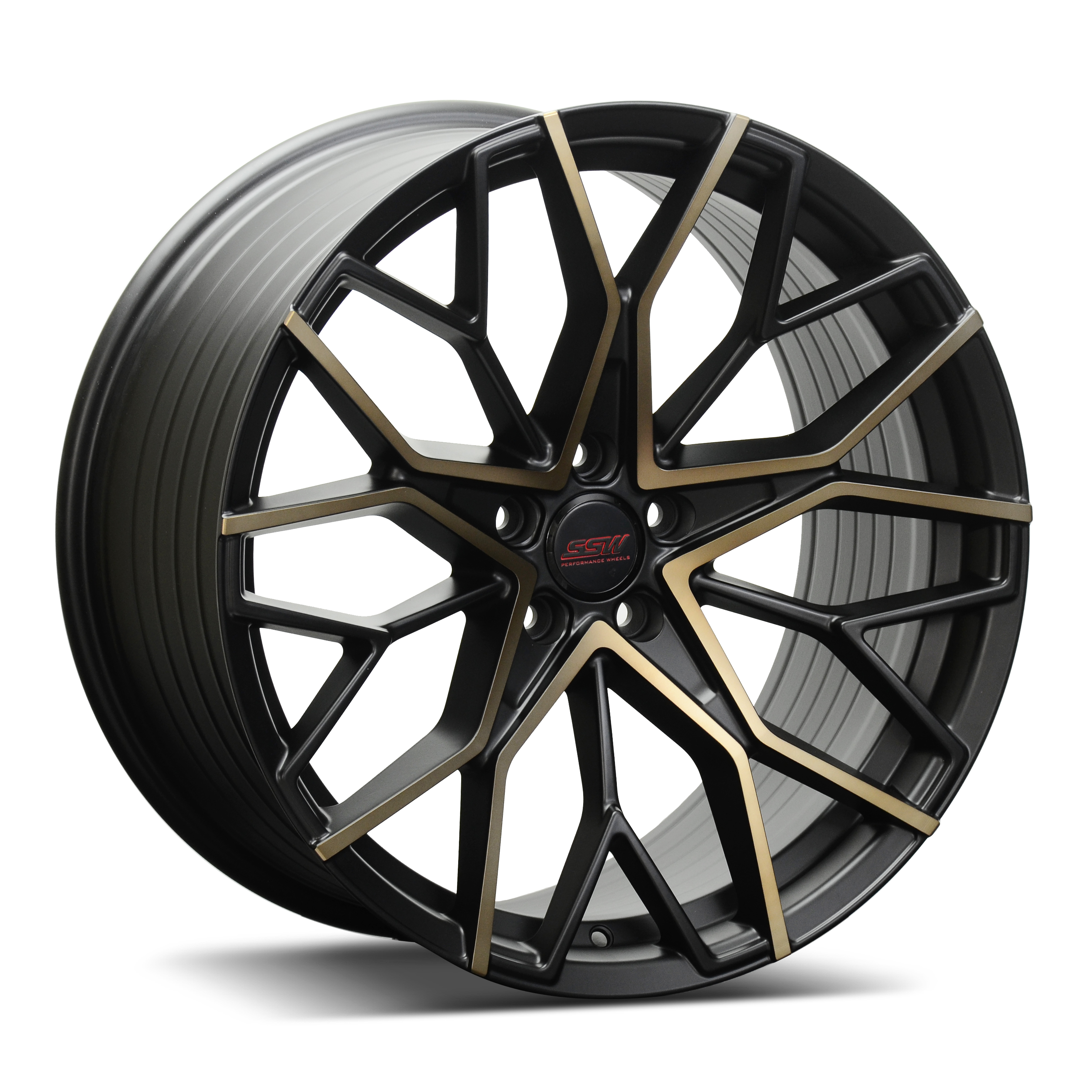SSW F123 19X8.5 30 & 19X9.5 42 5X112 66.56 FP/BKMM/MCBR (Made in Thailand)